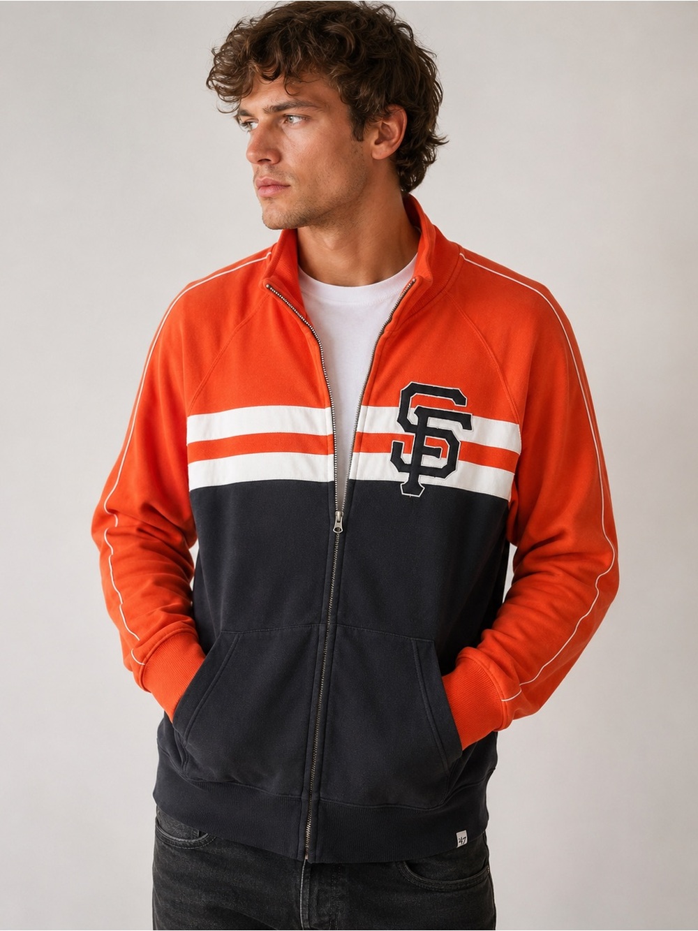Vintage 47 Brand San Francisco Giants Full Zip Sweatshirt Size XL